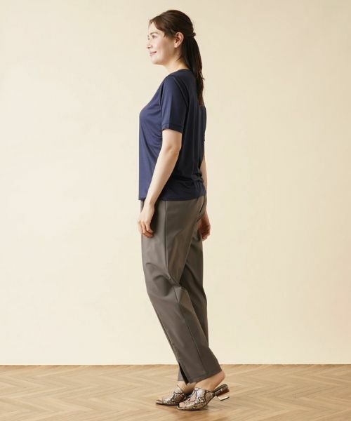 Leilian PLUS HOUSE / レリアンプラスハウス カットソー | シルククルーネックカットソー | 詳細2