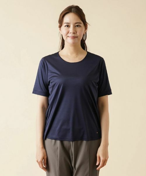 Leilian PLUS HOUSE / レリアンプラスハウス カットソー | シルククルーネックカットソー | 詳細4