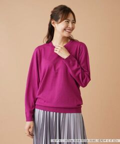 Leilian PLUS HOUSE / レリアンプラスハウス ニット・セーター | 【店舗人気】クルーネックニット【GEMMA】