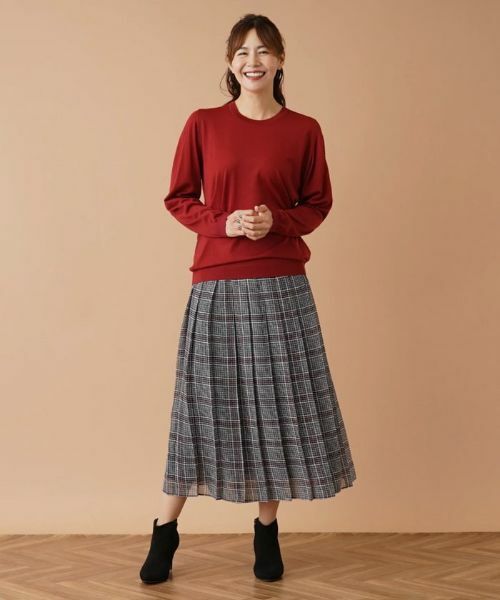 Leilian PLUS HOUSE / レリアンプラスハウス ニット・セーター | 【店舗人気】クルーネックニット【GEMMA】 | 詳細1