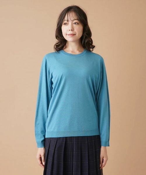 Leilian PLUS HOUSE / レリアンプラスハウス ニット・セーター | 【店舗人気】クルーネックニット【GEMMA】 | 詳細13