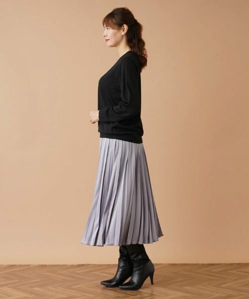 Leilian PLUS HOUSE / レリアンプラスハウス ニット・セーター | 【店舗人気】クルーネックニット【GEMMA】 | 詳細5