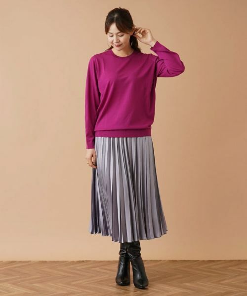 Leilian PLUS HOUSE / レリアンプラスハウス ニット・セーター | 【店舗人気】クルーネックニット【GEMMA】 | 詳細7