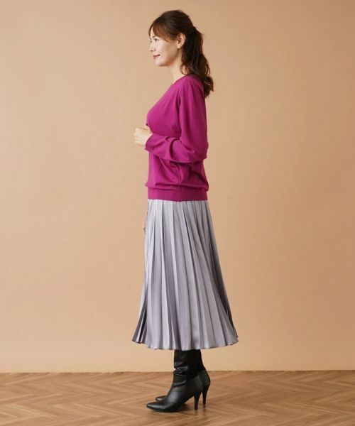 Leilian PLUS HOUSE / レリアンプラスハウス ニット・セーター | 【店舗人気】クルーネックニット【GEMMA】 | 詳細8