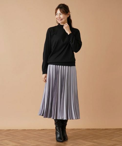 Leilian PLUS HOUSE / レリアンプラスハウス ニット・セーター | ハイネックニット【GEMMA】 | 詳細4