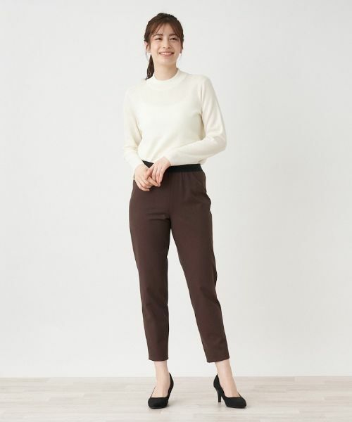 Leilian PLUS HOUSE / レリアンプラスハウス その他パンツ | ストレッチテーパードパンツ | 詳細14