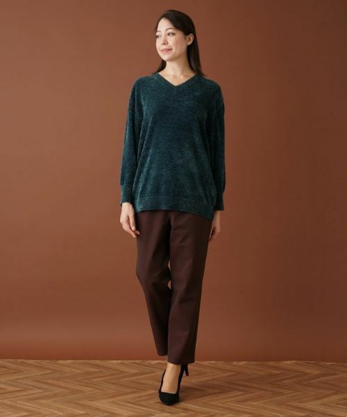 Leilian PLUS HOUSE / レリアンプラスハウス その他パンツ | ストレッチテーパードパンツ | 詳細15