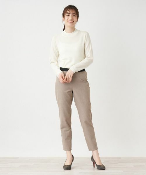 Leilian PLUS HOUSE / レリアンプラスハウス その他パンツ | ストレッチテーパードパンツ | 詳細24