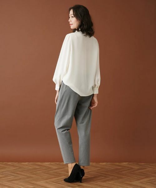 Leilian PLUS HOUSE / レリアンプラスハウス その他パンツ | ストレッチテーパードパンツ | 詳細3