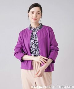 Leilian PLUS HOUSE / レリアンプラスハウス カーディガン・ボレロ | クルーネックニットカーディガン