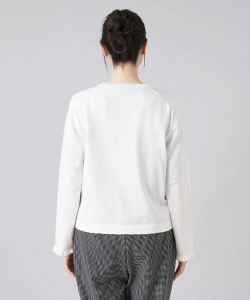 Leilian PLUS HOUSE / レリアンプラスハウス カーディガン・ボレロ | クルーネックニットカーディガン | 詳細11