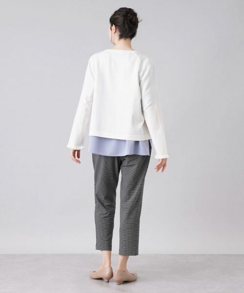 Leilian PLUS HOUSE / レリアンプラスハウス カーディガン・ボレロ | クルーネックニットカーディガン | 詳細7