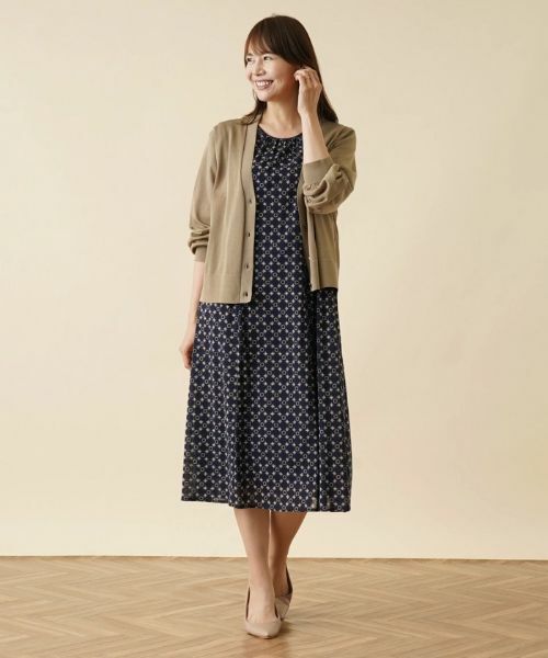 Leilian PLUS HOUSE / レリアンプラスハウス カーディガン・ボレロ | ラメシアーカーディガン | 詳細1