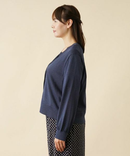 Leilian PLUS HOUSE / レリアンプラスハウス カーディガン・ボレロ | ラメシアーカーディガン | 詳細10