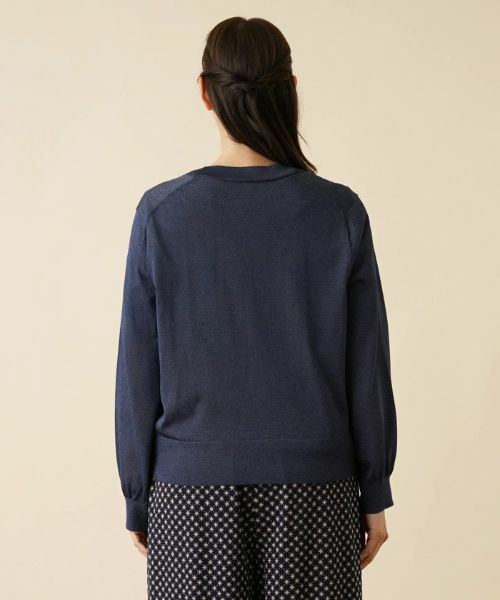 Leilian PLUS HOUSE / レリアンプラスハウス カーディガン・ボレロ | ラメシアーカーディガン | 詳細11