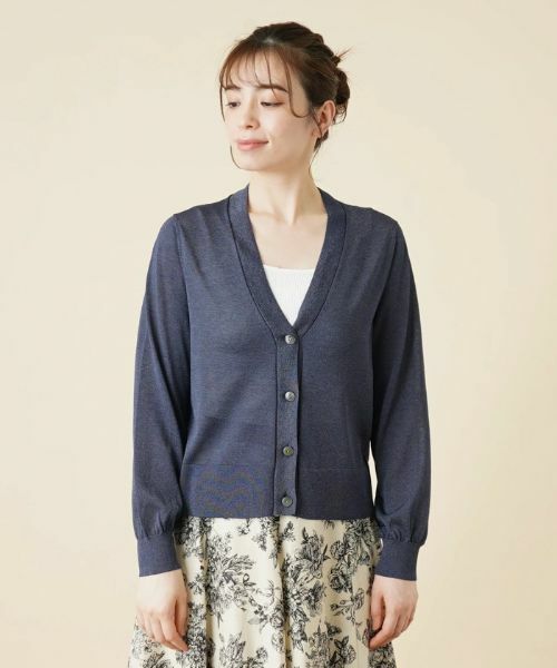 Leilian PLUS HOUSE / レリアンプラスハウス カーディガン・ボレロ | ラメシアーカーディガン | 詳細4