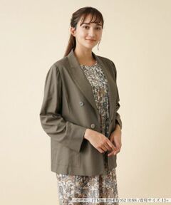 Leilian PLUS HOUSE / レリアンプラスハウス テーラードジャケット | ダブルテーラードジャケット