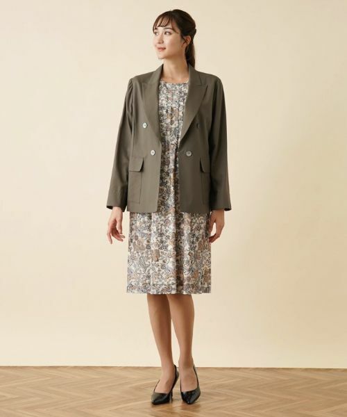 Leilian PLUS HOUSE / レリアンプラスハウス テーラードジャケット | ダブルテーラードジャケット | 詳細1