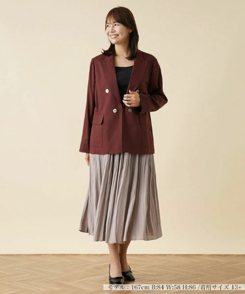 Leilian PLUS HOUSE / レリアンプラスハウス テーラードジャケット | ダブルテーラードジャケット | 詳細4