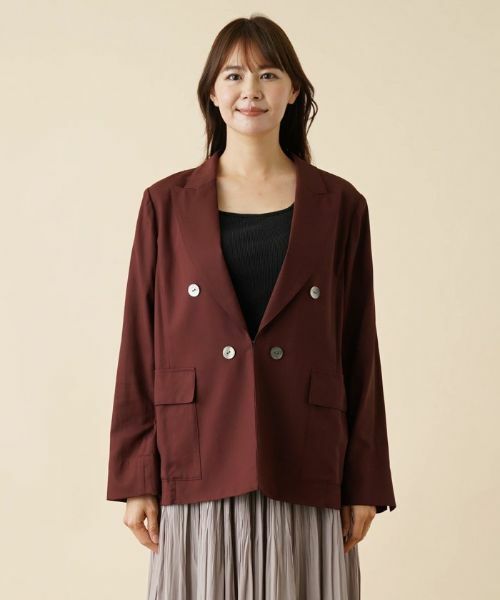 Leilian PLUS HOUSE / レリアンプラスハウス テーラードジャケット | ダブルテーラードジャケット | 詳細7