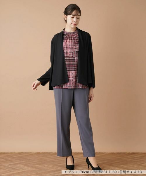 Leilian PLUS HOUSE / レリアンプラスハウス シャツ・ブラウス | ノーボタンブラウス | 詳細1