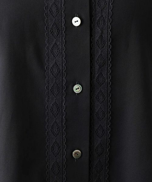 Leilian PLUS HOUSE / レリアンプラスハウス シャツ・ブラウス | シアーバンドカラーブラウス | 詳細10