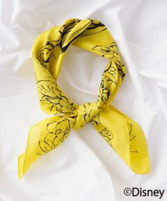 Leilian PLUS HOUSE / レリアンプラスハウス バンダナ・スカーフ | ボタニカル柄スカーフ【ミッキーマウス】