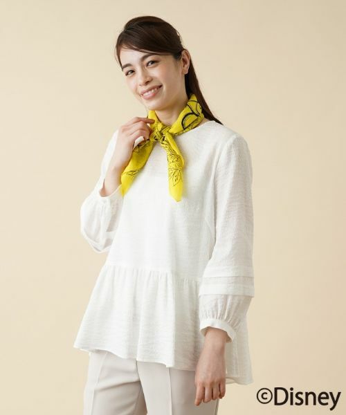 Leilian PLUS HOUSE / レリアンプラスハウス バンダナ・スカーフ | ボタニカル柄スカーフ【ミッキーマウス】 | 詳細1