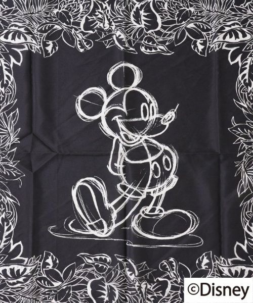 Leilian PLUS HOUSE / レリアンプラスハウス バンダナ・スカーフ | ボタニカル柄スカーフ【ミッキーマウス】 | 詳細11