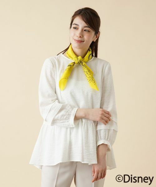 Leilian PLUS HOUSE / レリアンプラスハウス バンダナ・スカーフ | ボタニカル柄スカーフ【ミッキーマウス】 | 詳細2