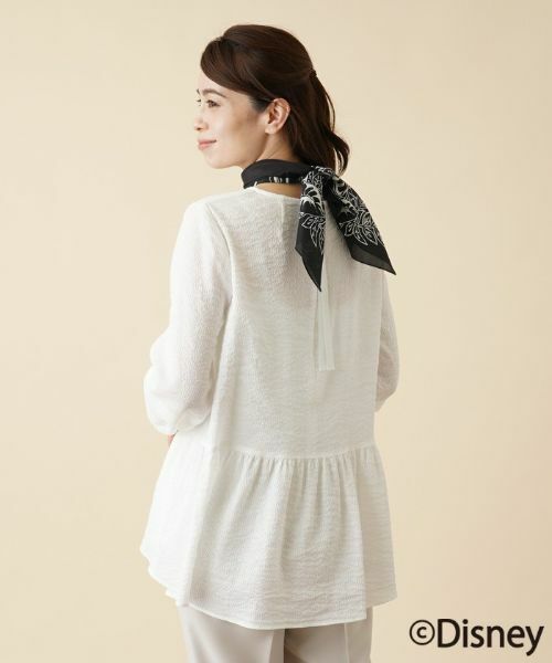 Leilian PLUS HOUSE / レリアンプラスハウス バンダナ・スカーフ | ボタニカル柄スカーフ【ミッキーマウス】 | 詳細3