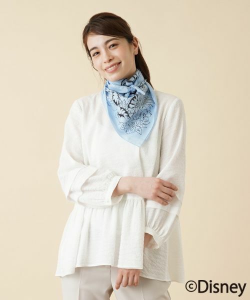 Leilian PLUS HOUSE / レリアンプラスハウス バンダナ・スカーフ | ボタニカル柄スカーフ【ミッキーマウス】 | 詳細5