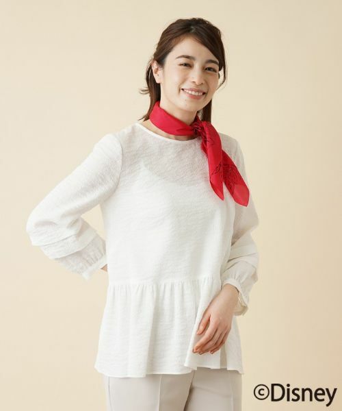 Leilian PLUS HOUSE / レリアンプラスハウス バンダナ・スカーフ | ボタニカル柄スカーフ【ミッキーマウス】 | 詳細6