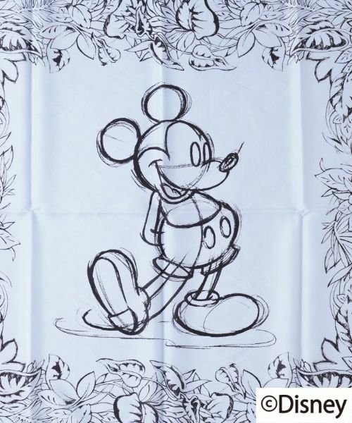 Leilian PLUS HOUSE / レリアンプラスハウス バンダナ・スカーフ | ボタニカル柄スカーフ【ミッキーマウス】 | 詳細8