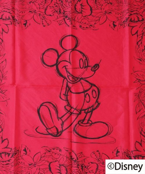 Leilian PLUS HOUSE / レリアンプラスハウス バンダナ・スカーフ | ボタニカル柄スカーフ【ミッキーマウス】 | 詳細9