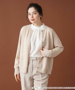 Leilian PLUS HOUSE / レリアンプラスハウス カーディガン・ボレロ | カシミヤクルーネックカーディガン