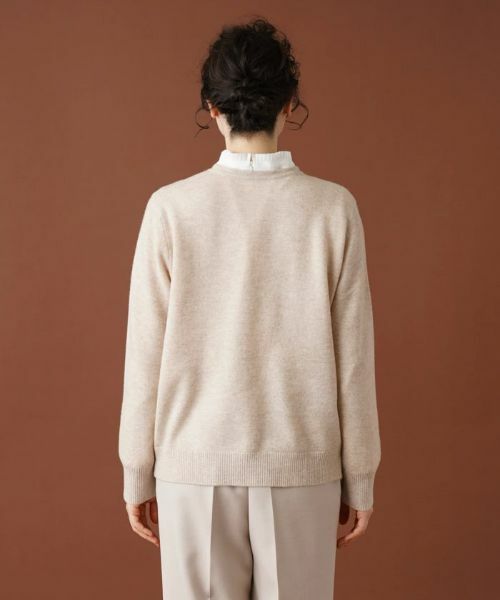 Leilian PLUS HOUSE / レリアンプラスハウス カーディガン・ボレロ | カシミヤクルーネックカーディガン | 詳細10