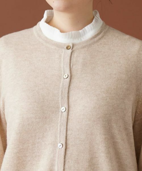 Leilian PLUS HOUSE / レリアンプラスハウス カーディガン・ボレロ | カシミヤクルーネックカーディガン | 詳細11