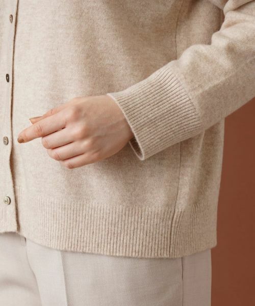 Leilian PLUS HOUSE / レリアンプラスハウス カーディガン・ボレロ | カシミヤクルーネックカーディガン | 詳細14