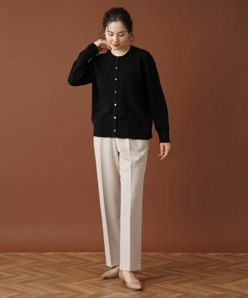 Leilian PLUS HOUSE / レリアンプラスハウス カーディガン・ボレロ | カシミヤクルーネックカーディガン | 詳細17