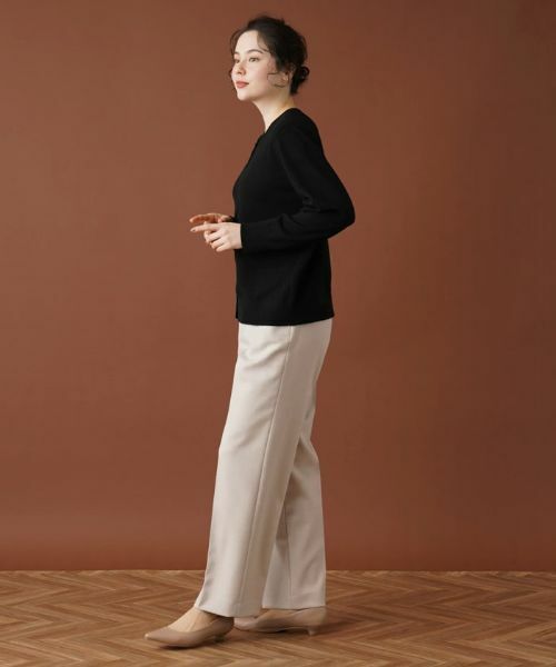 Leilian PLUS HOUSE / レリアンプラスハウス カーディガン・ボレロ | カシミヤクルーネックカーディガン | 詳細18