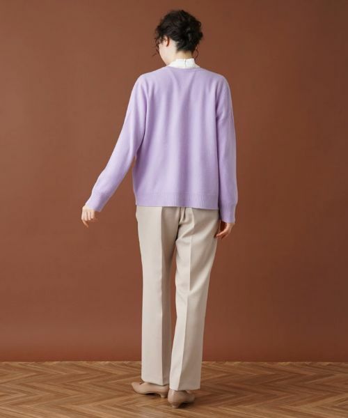 Leilian PLUS HOUSE / レリアンプラスハウス カーディガン・ボレロ | カシミヤクルーネックカーディガン | 詳細3