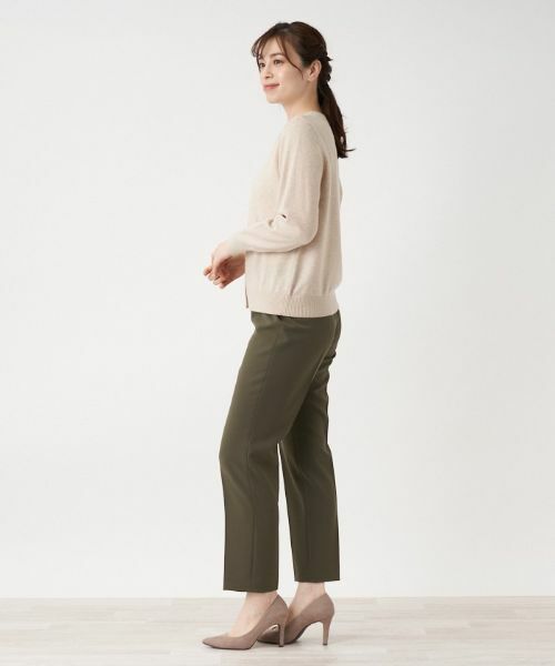 Leilian PLUS HOUSE / レリアンプラスハウス カーディガン・ボレロ | カシミヤクルーネックカーディガン | 詳細4