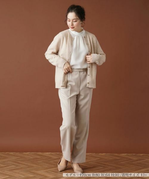 Leilian PLUS HOUSE / レリアンプラスハウス カーディガン・ボレロ | カシミヤクルーネックカーディガン | 詳細5