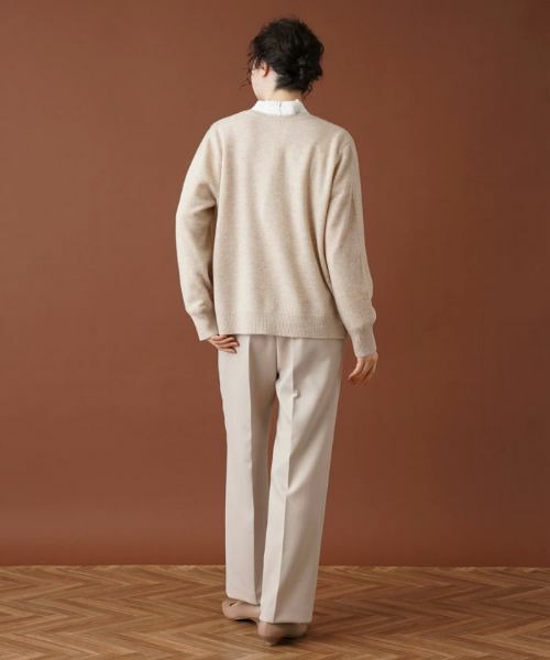 Leilian PLUS HOUSE / レリアンプラスハウス カーディガン・ボレロ | カシミヤクルーネックカーディガン | 詳細7