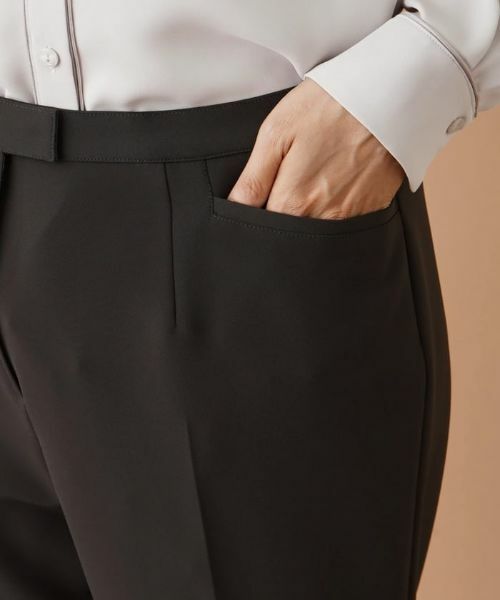 Leilian PLUS HOUSE / レリアンプラスハウス その他パンツ | ストレッチセンタープレスパンツ | 詳細11