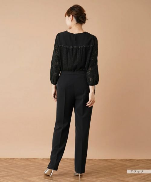 Leilian PLUS HOUSE / レリアンプラスハウス その他パンツ | ストレッチセンタープレスパンツ | 詳細16