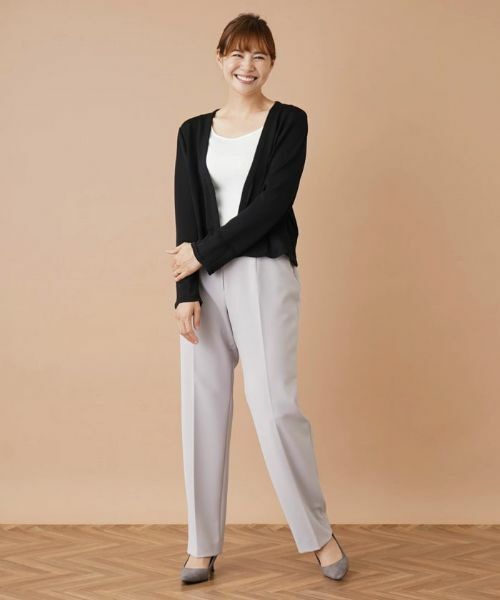 Leilian PLUS HOUSE / レリアンプラスハウス その他パンツ | ストレッチセンタープレスパンツ | 詳細17