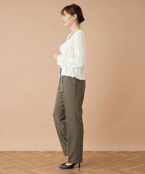 Leilian PLUS HOUSE / レリアンプラスハウス その他パンツ | ストレッチセンタープレスパンツ | 詳細21