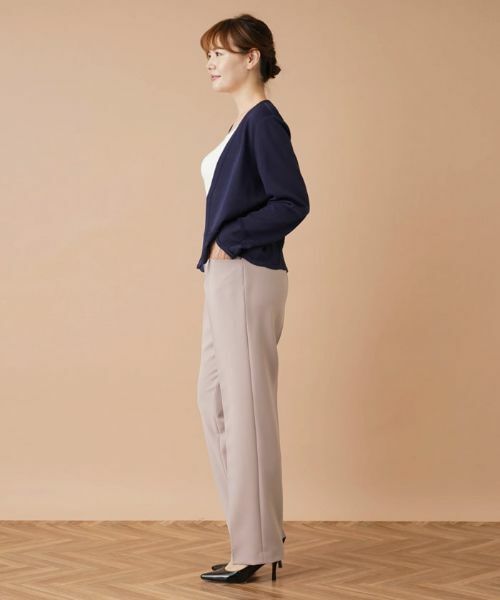 Leilian PLUS HOUSE / レリアンプラスハウス その他パンツ | ストレッチセンタープレスパンツ | 詳細24